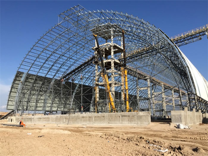 南康煤机油桶翘工程网架